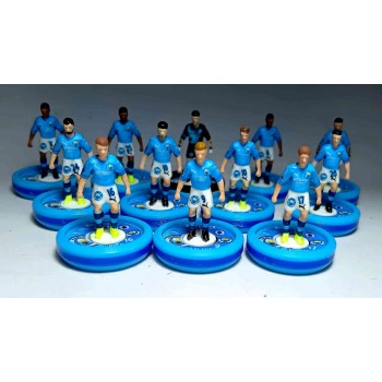 Subbuteo Andrew Table Soccer Manchester City 2024-25 on WSB Professional bases 